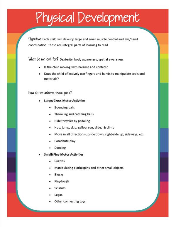 Physical Development Physical Development